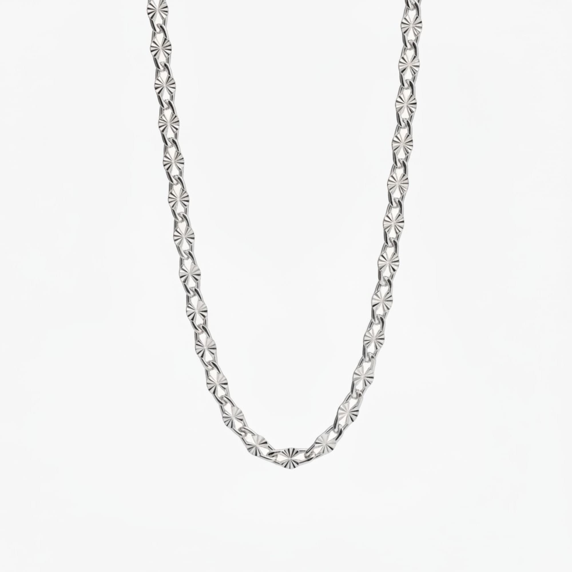 Choker Piastrine Diamantada Prateado — miniatura 2