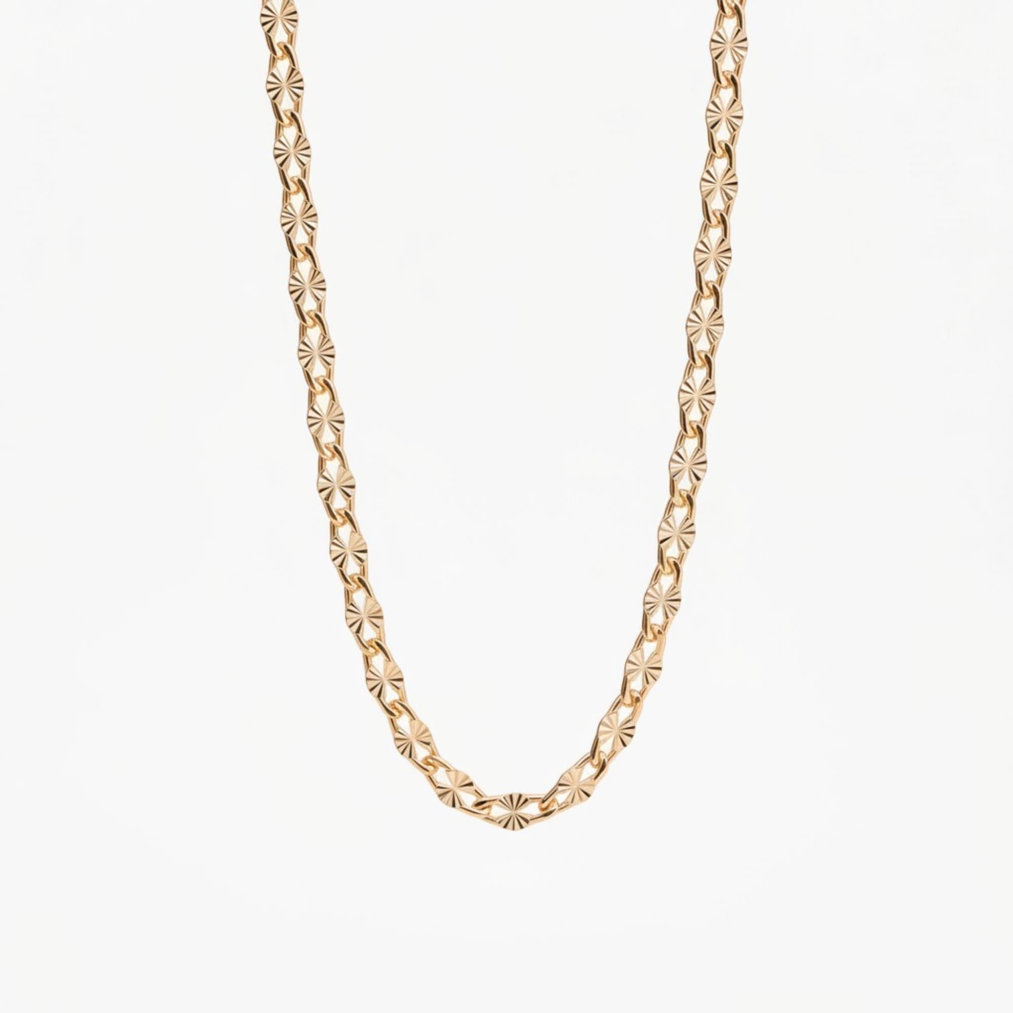 Choker Piastrine Diamantada Dourado