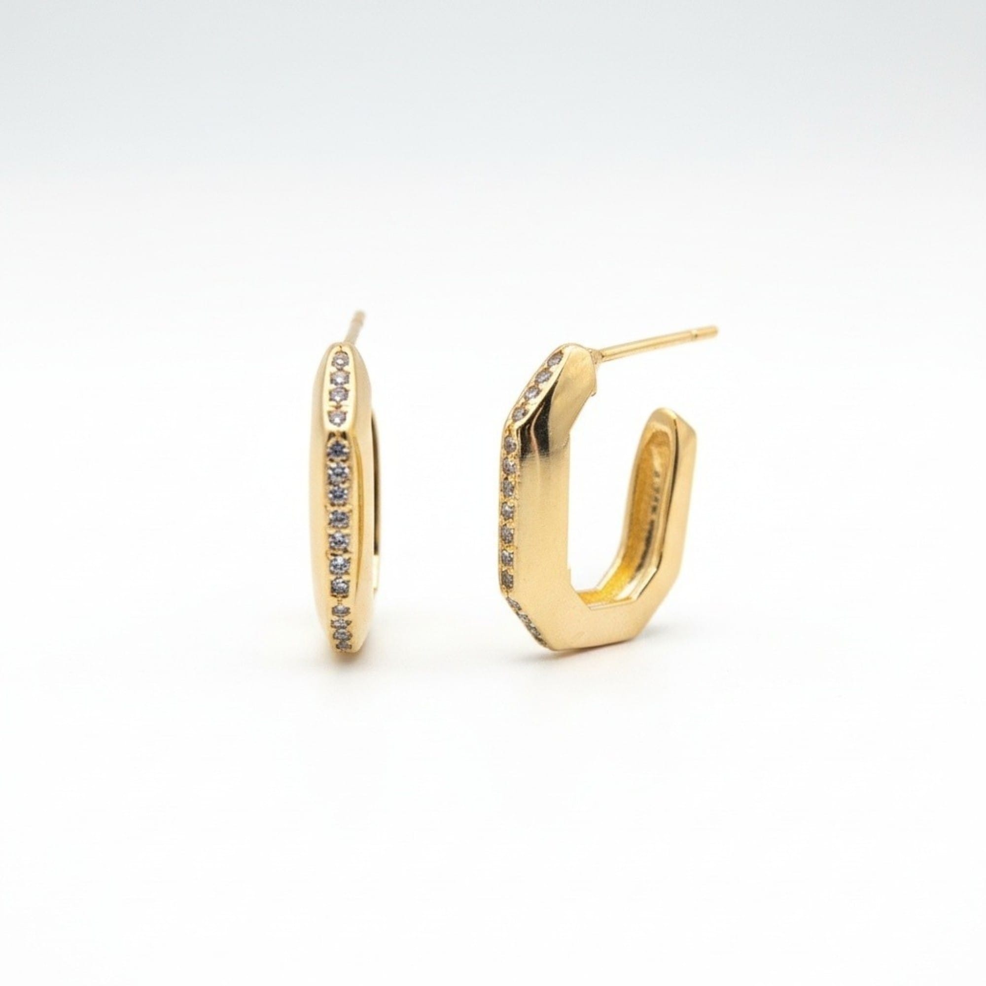 Brinco Argola Abaulada Dourado