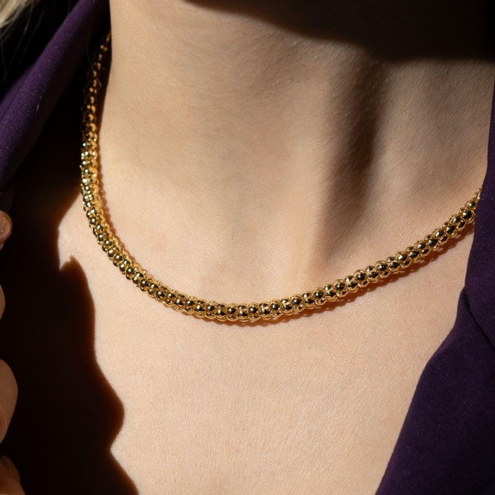Choker Corrente Dourado – imagem 2