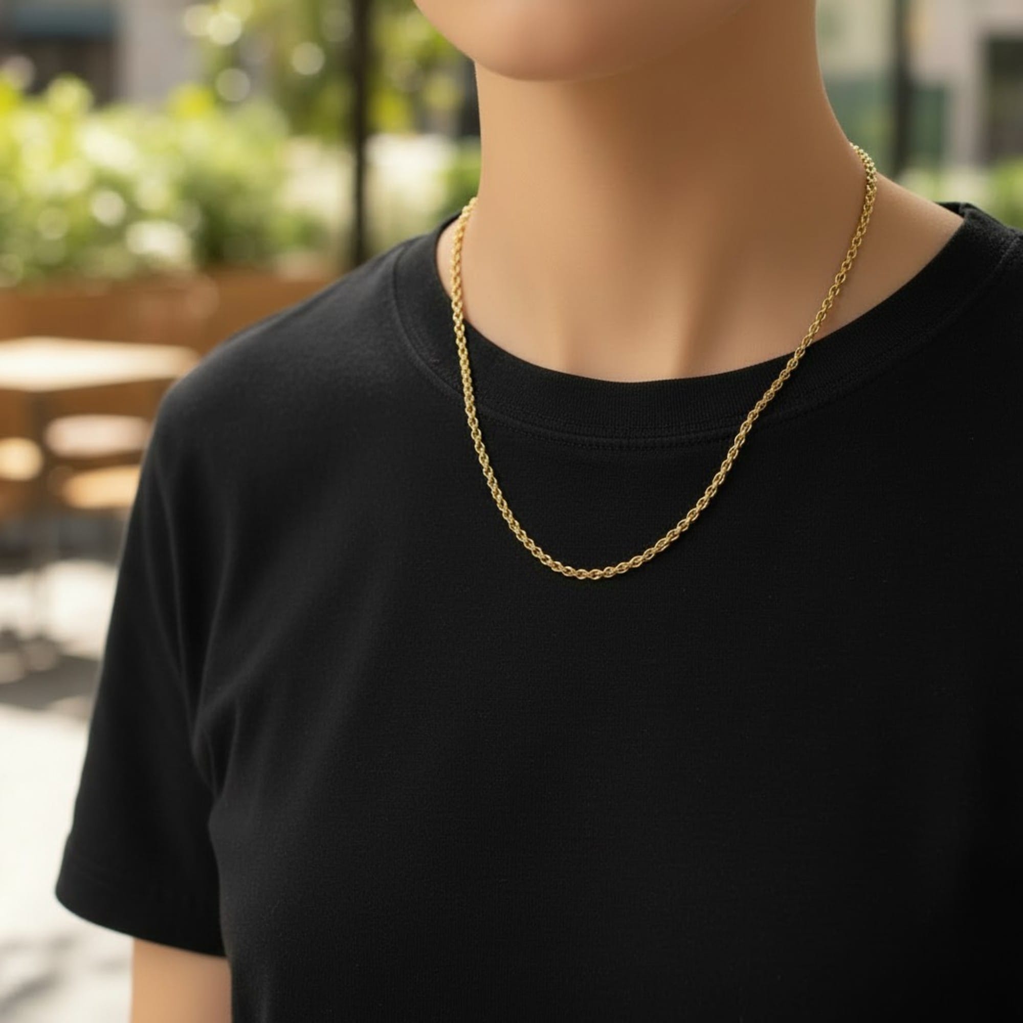 Choker Elo Dourado
